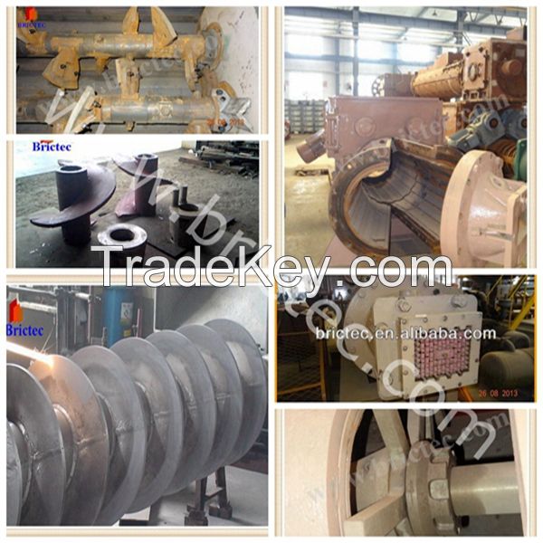 China used Germany technology vacuum extruder for clay brick making machine