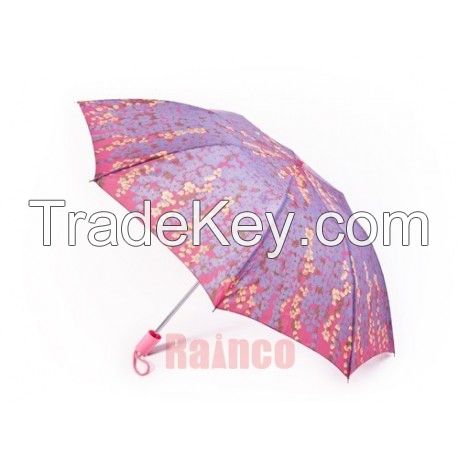 21 Inch Ladies Two Folding Umbrella