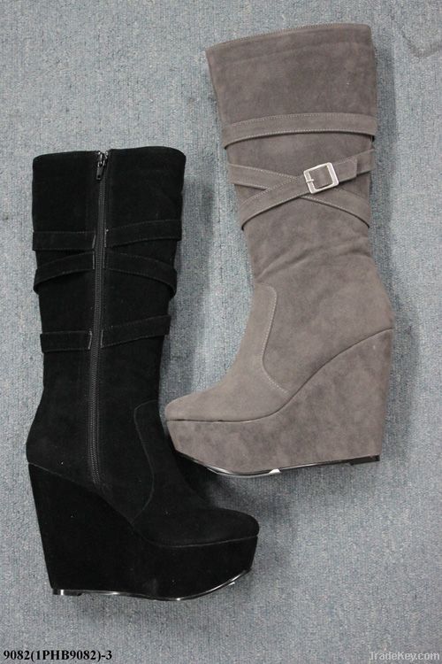 High- fashion women wedge boots