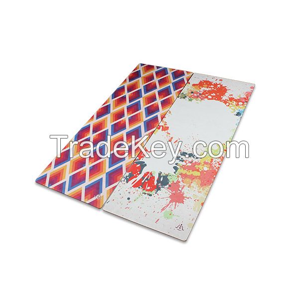 high quality custom designed foldable fabric Yoga Mat