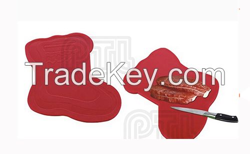 foot-shaped silicone cheese cutting board 