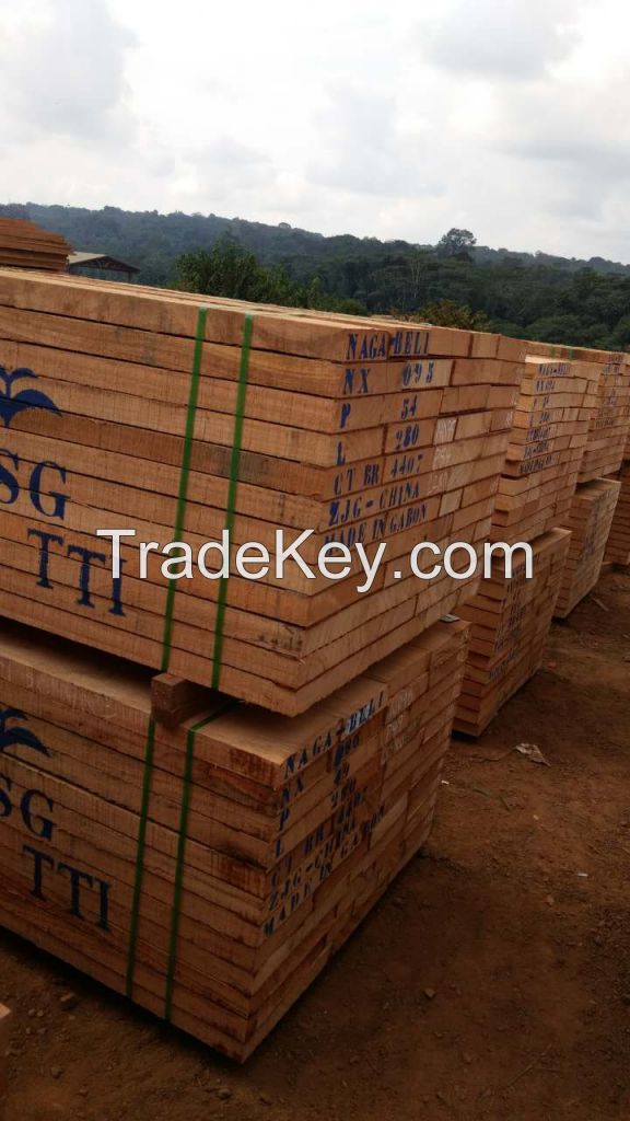 SELL African Wood Naga Red Beli AIC+  AD Sawn Timber Original Gabon For Vietnam Thailand Laos China Aisa Market