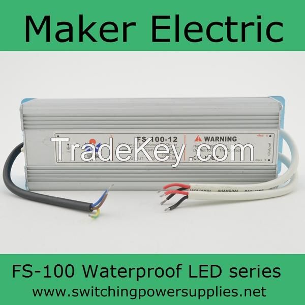 FS-100-12 12v 100w led power supply 100w 12v switching power supply 100w 12vdc power supply