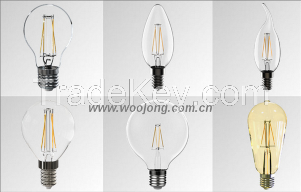 LED Filament bulb patent from Epistar led decorative bulb P45