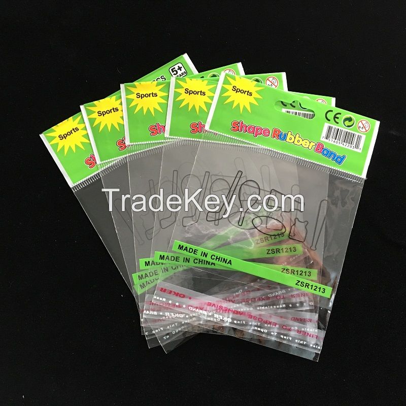 opp header self adhsive bag for CD DVD pen packing