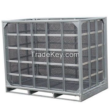 Wire mesh roll containers for Agricultural use