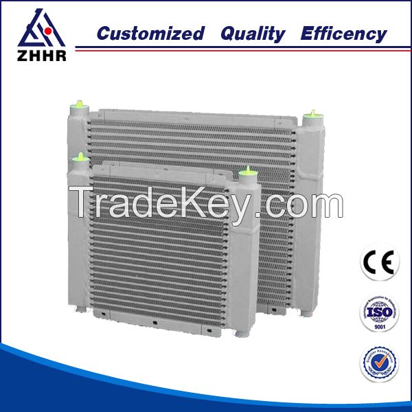 Composite oil cooler for compressor