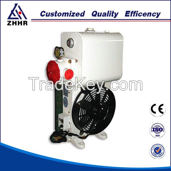 Air cooler for mixer conceret truck