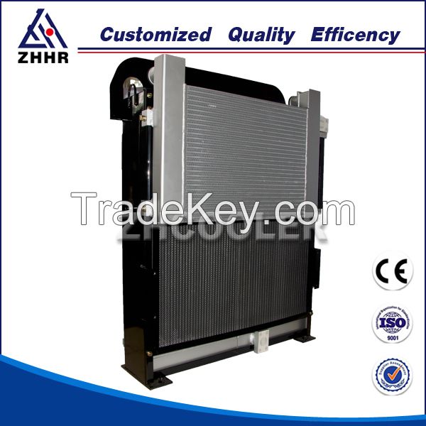 Composite oil cooler heat exchanger