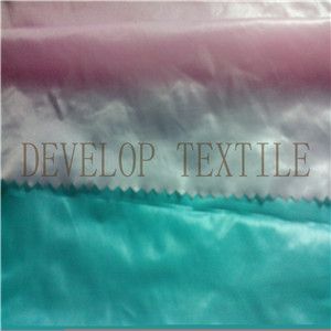 NYLON TAFFETA FABRIC/POLYAMIDE TAFFETA FABRIC WITH CIRE CALENDERING FINISH FOR GARMENT FABRIC