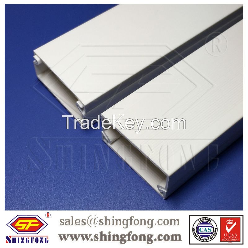 Solid type building material PVC cable trunking