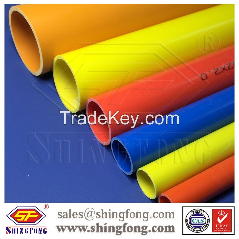 Electrical uv resistant pvc conduit