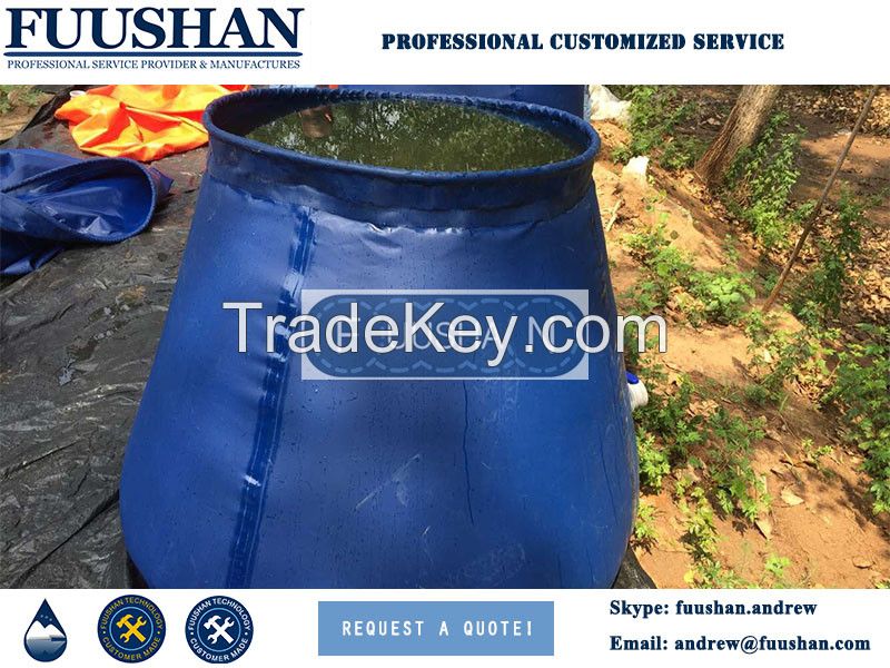 Fuushan Onion Shape Flexible Water Tanks Fire Protection Water Tank