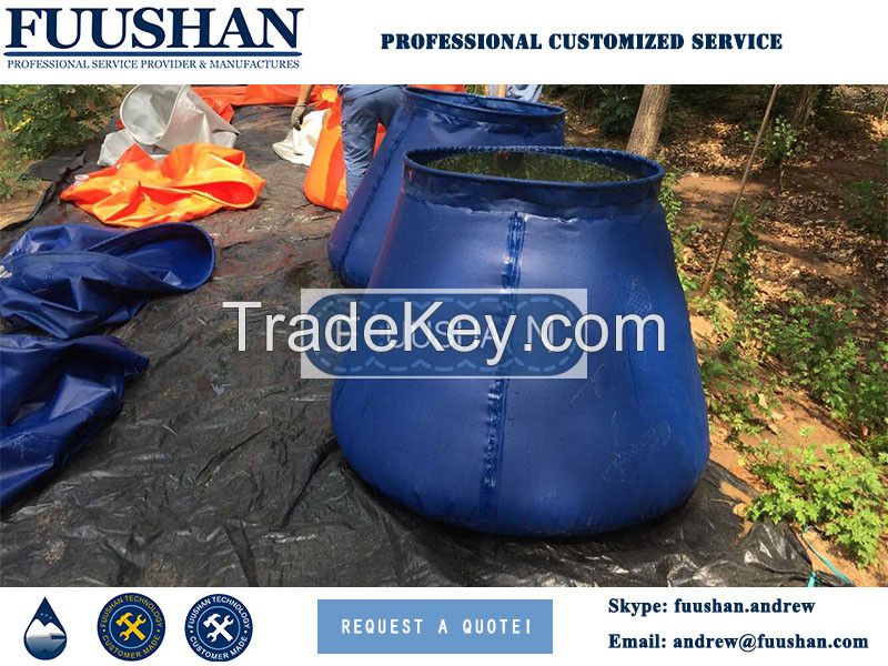 Fuushan Portable Open Water Tank Onion Water Tank Bladder