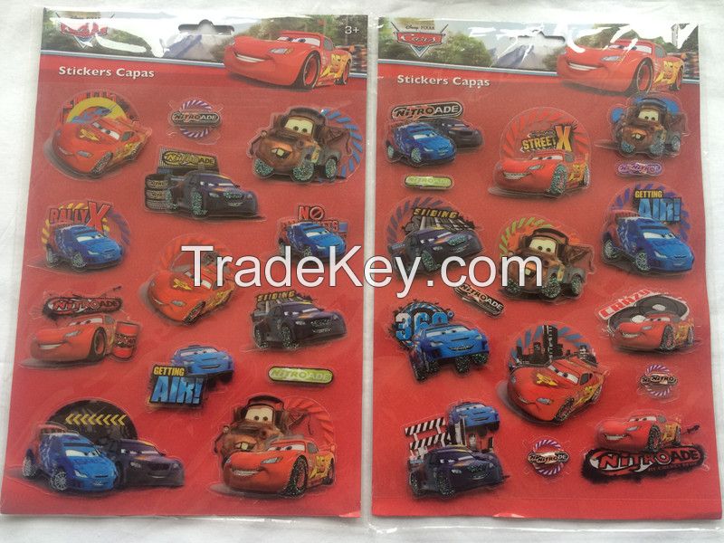 Color Printing Layer Sticker For Kids