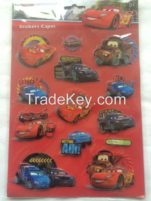 Color Printing Layer Sticker For Kids