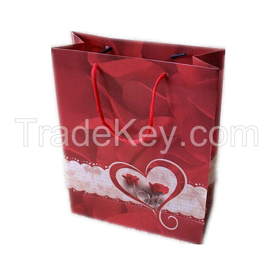 Printed Plastic Gift Bag For Shopping 