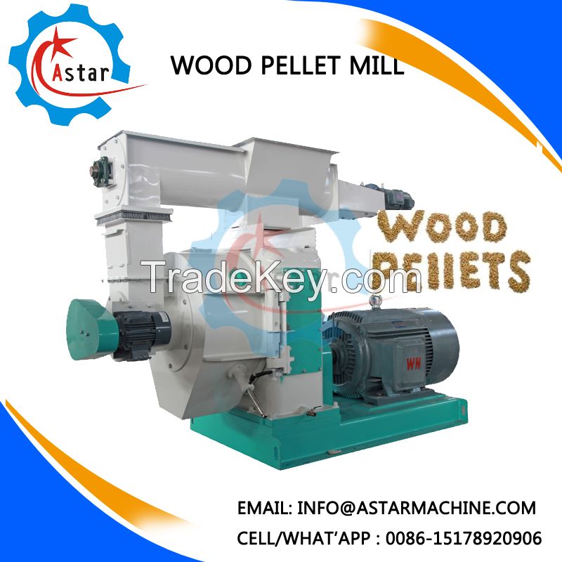 Output 1-5T/H Wood Sawdust Ring Die Wood Pellet Machine