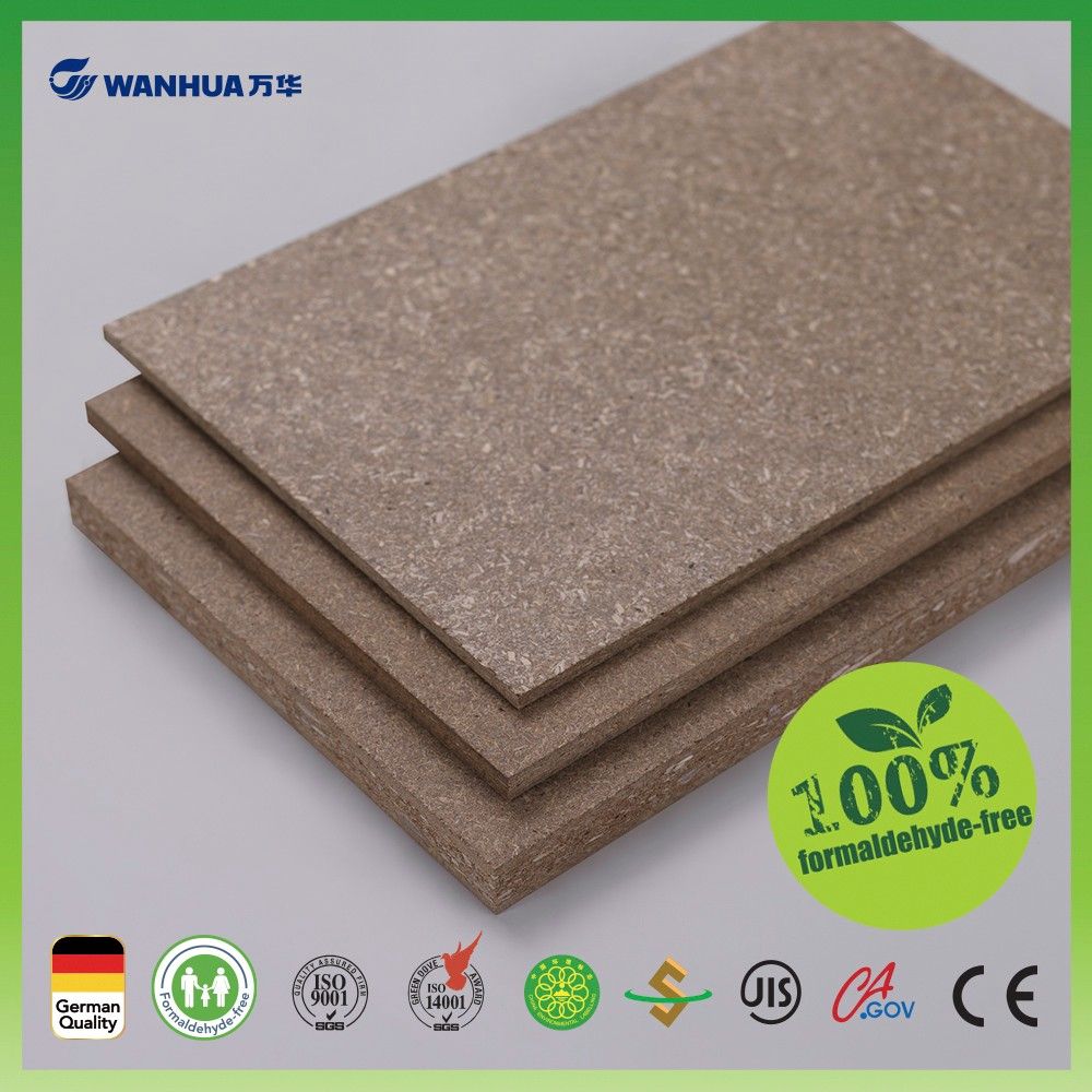 E0 grade plain particle board for furniture making and door core