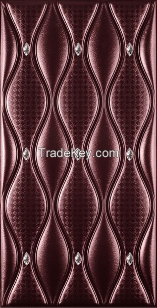 3D PU Leather Wall Panel 1080-18 for Modern Interior Decoration