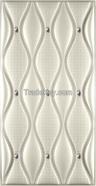 3D PU Leather Wall Panel 1080-2 for Modern Interior Decoration