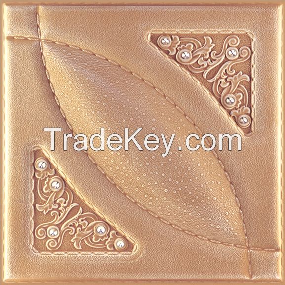 3D PU Leather Wall Panel Filled with Polyester sponge