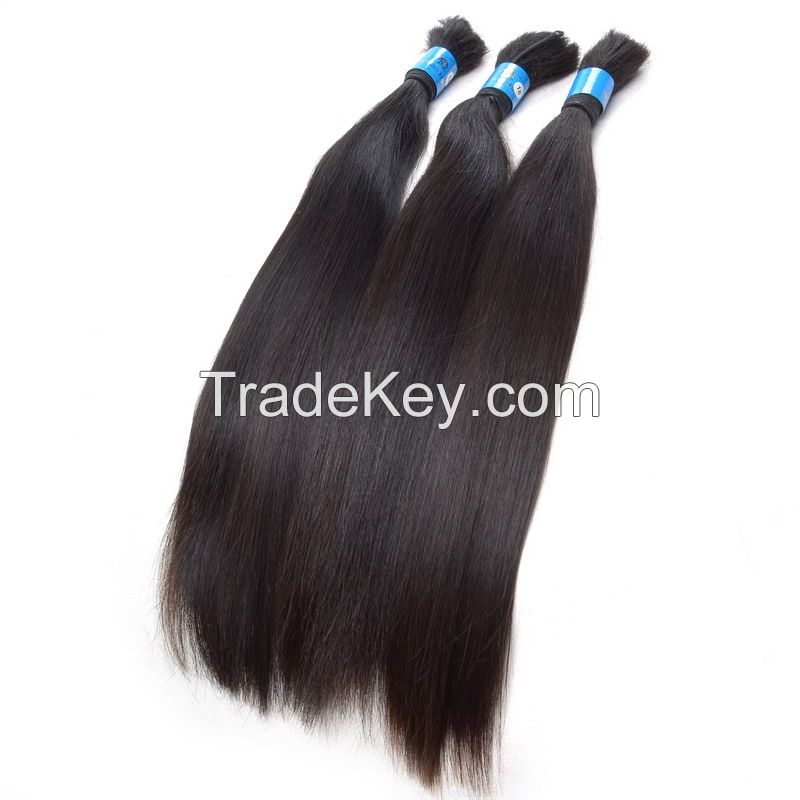 T1 Hair Brazilian Straight Hair bulk Brazilian Human Hair Natural Color