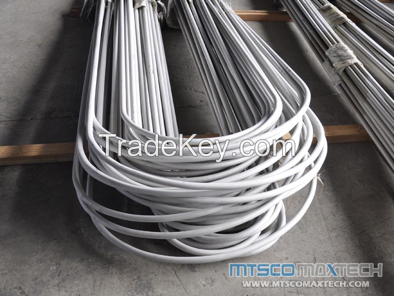 STAINLESS STEEL U BEND TUBE EN10216-5 TC2 D4 1.24MM, 1.65MM, 2.11MM