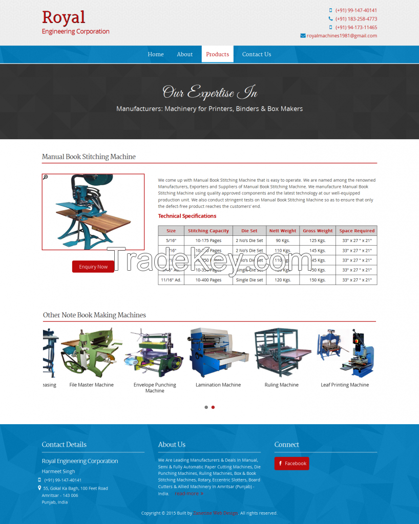 Book stitching Machine Manual