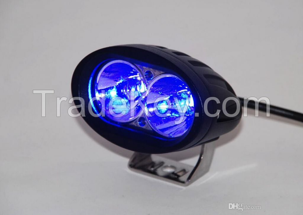 High quality blue lighting 10w waterproof led forklift warning light