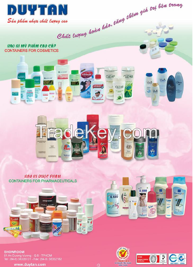 Plastic Packaging bottles for liquid-Duy Tan Plastics made in Vietnam