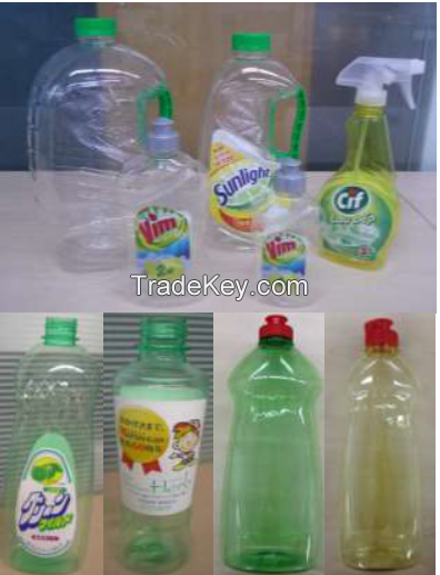 Plastic Packaging bottle for detergent