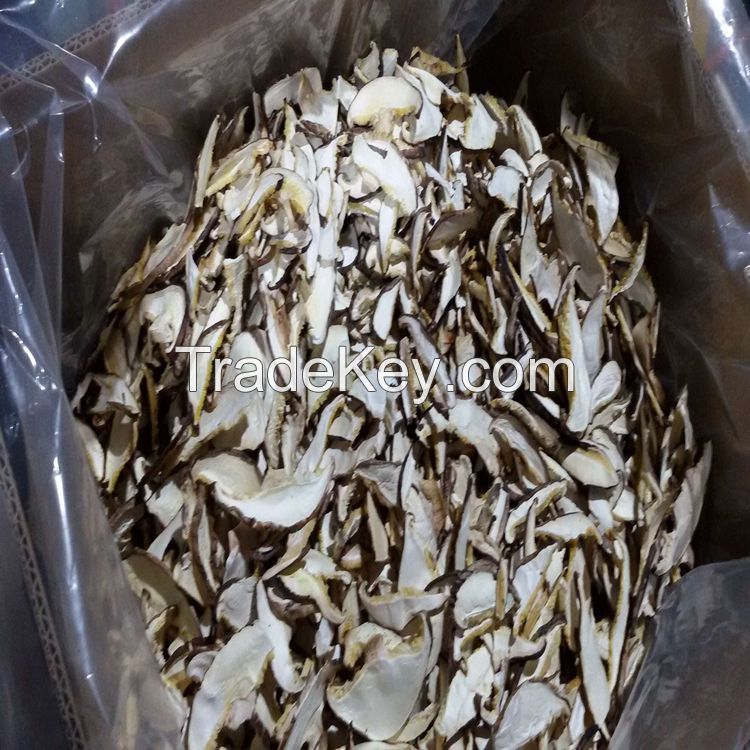 Premium Bulk White Dried Shiitake Mushroom Slices without Stem