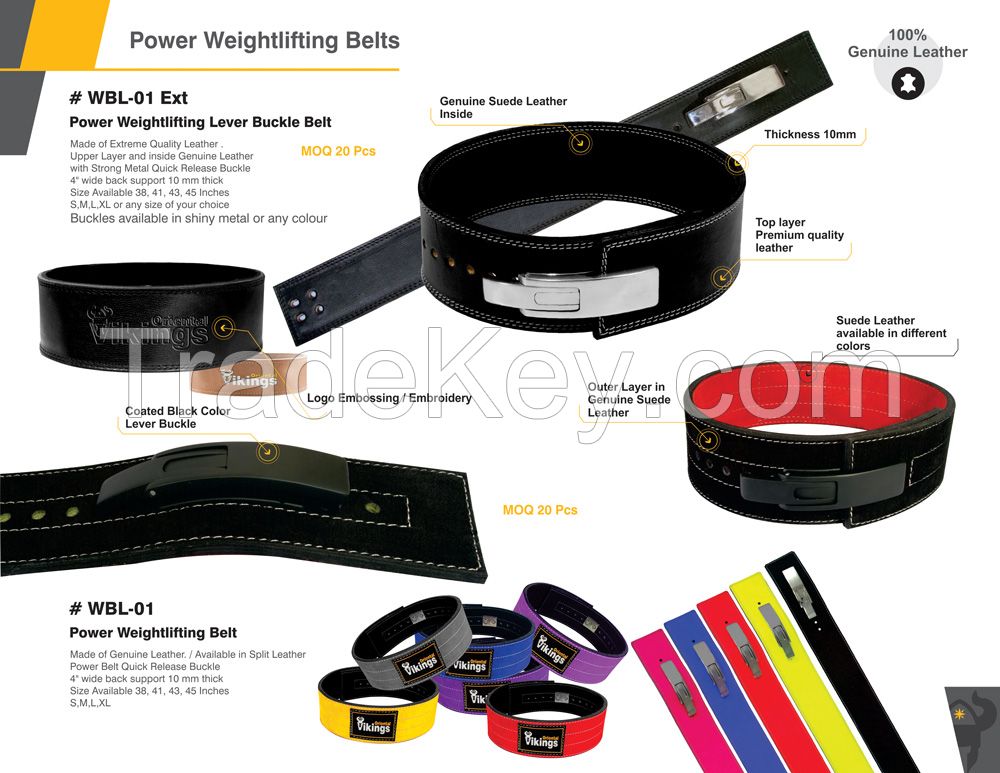 Weight lifting Power belts