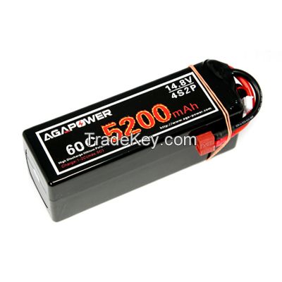 60c 5200mah 14.8v 2p lipo