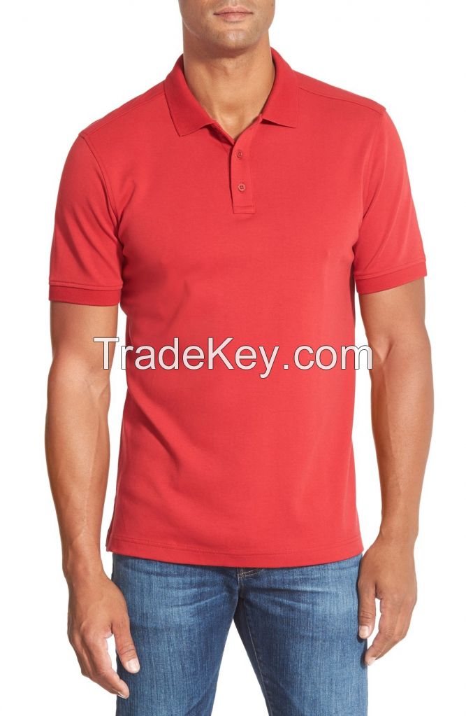 Regular Fit Interlock Knit Polo