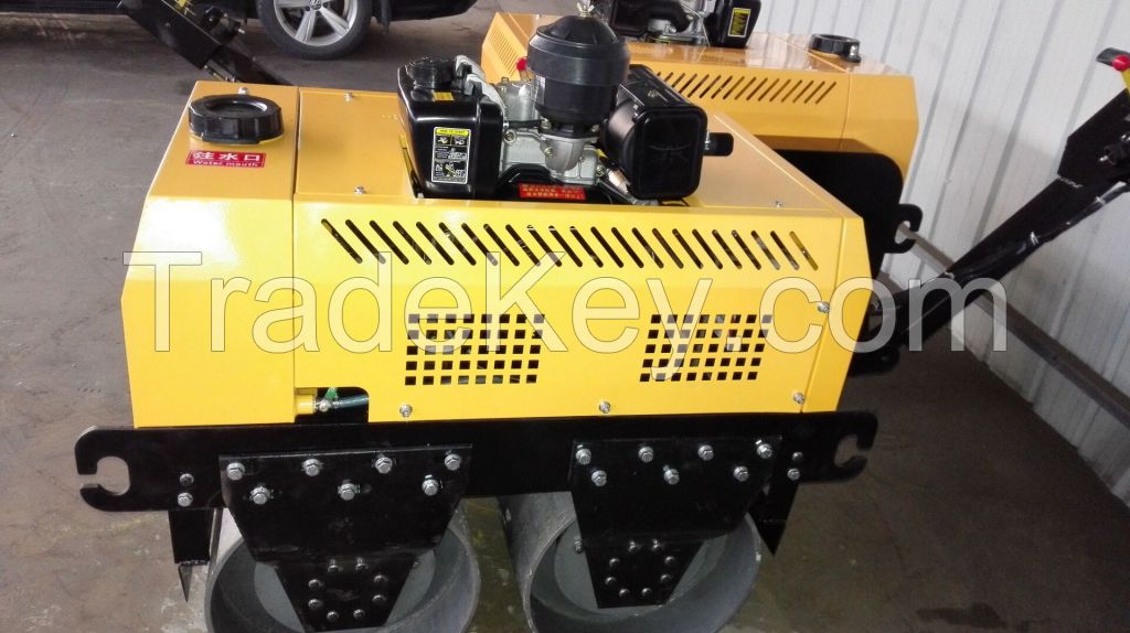 Full Hydraulic Walking Steel  Double Drum Road Roller