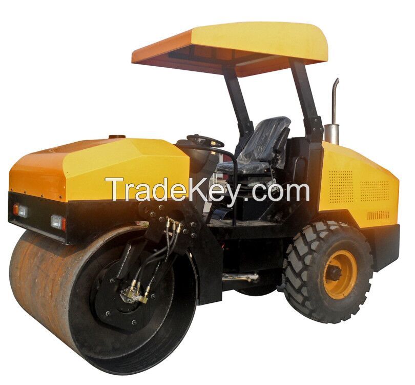 HAOHONG 3T Ride-On Vibratory Road Roller For Sale