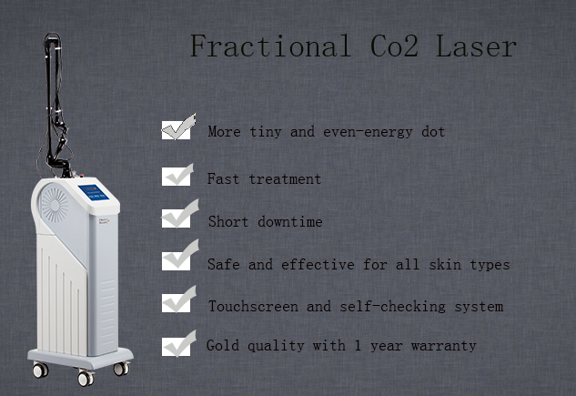 Skin Lifting Laser Beauty Care Equipment Fractional CO2 CO2 fractional