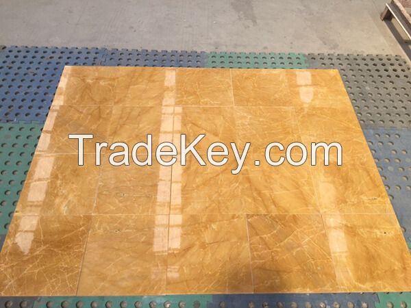 Yellow Marble Cut To Sizes (Tiles) - Golden Yellow