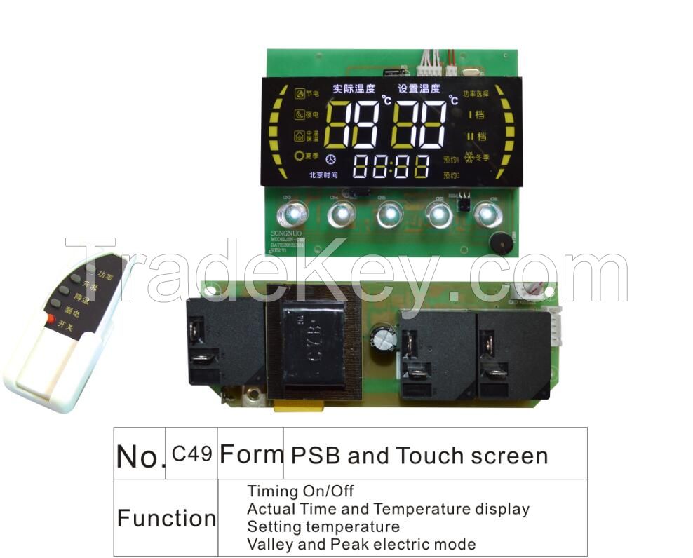 pcba / control unit for water heater