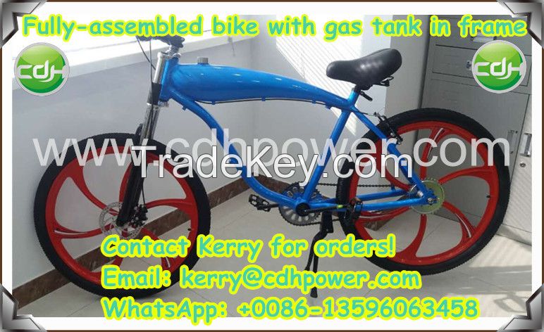 gas tank framed, Mag. wheeled motorized bicycle