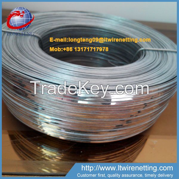 ISO9001 factory direct price galvanized flat stitching wire for carton box