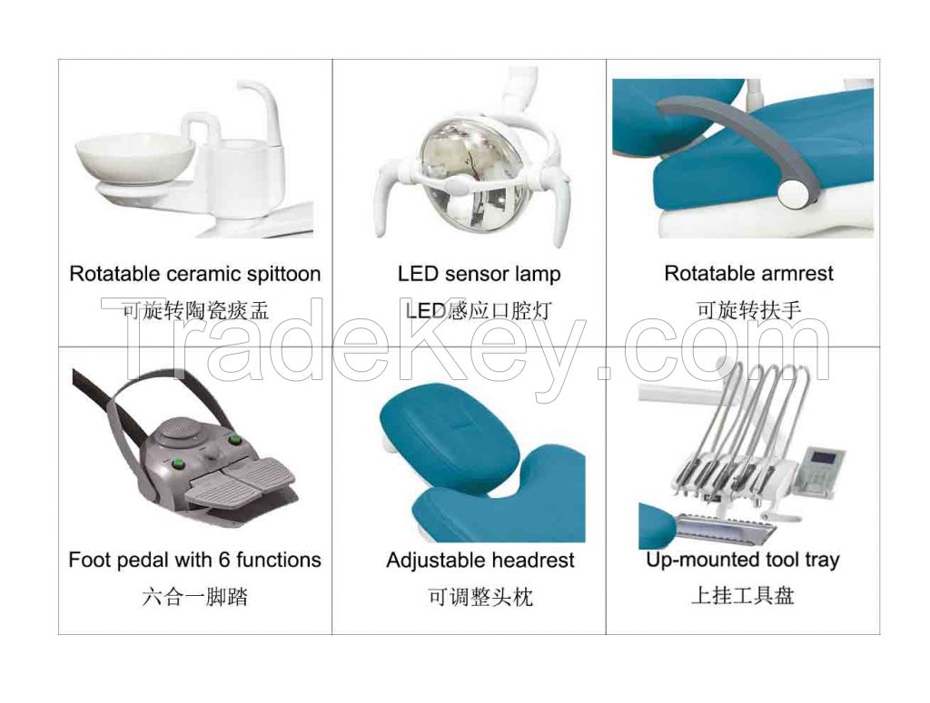 CE Marked Foshan High Quality Dental Unit VIC-V3