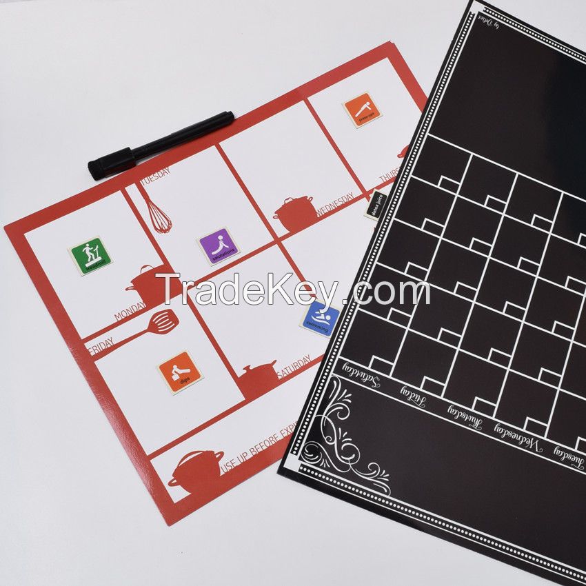 custom dry erase magnetic monthly calendar