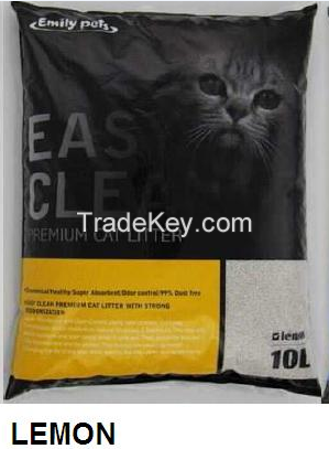 Emily Pets Bentonite Cat litter Lemon