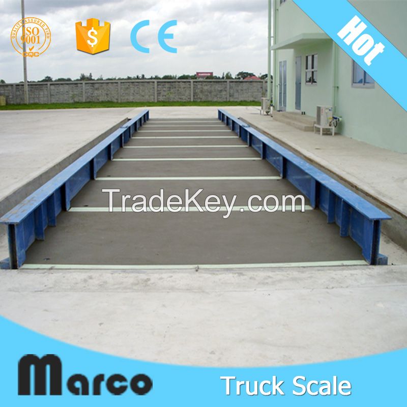 Portable electronic  truck weighbridge