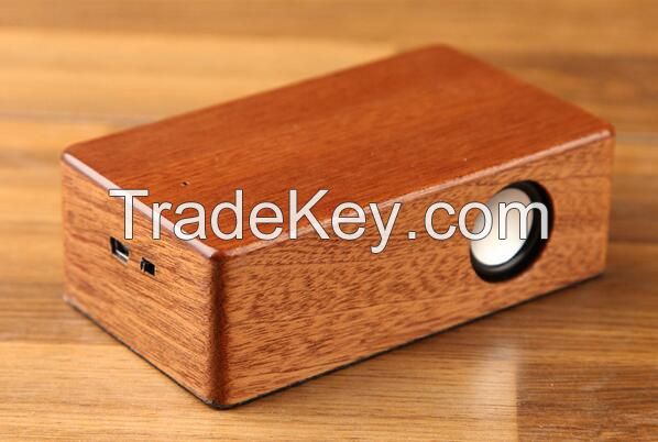 best creative portable wireless magic wood induction speaker