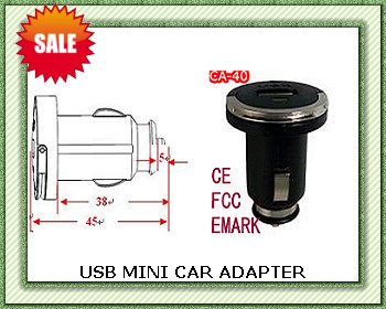 MINI USB CAR ADAPTER