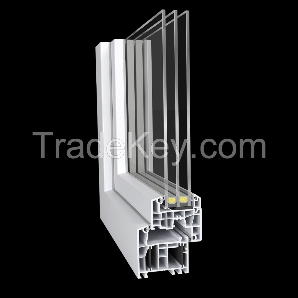 Surface electrophoresis extrusion aluminium windows track